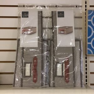 2 Small collapsible storage bin